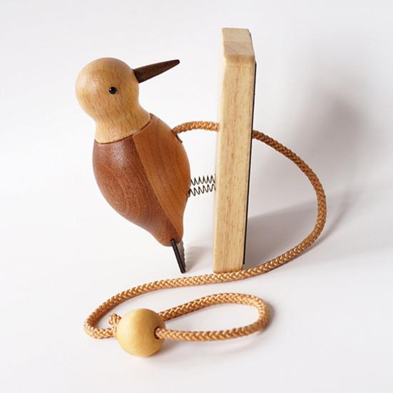 Дверной звонок в виде птицы, деревянный, самоклеящийся, ручной работы, дверной молоток в виде птицы, винтажный дверной молоток в виде птицы для входной двери, комнаты, двери