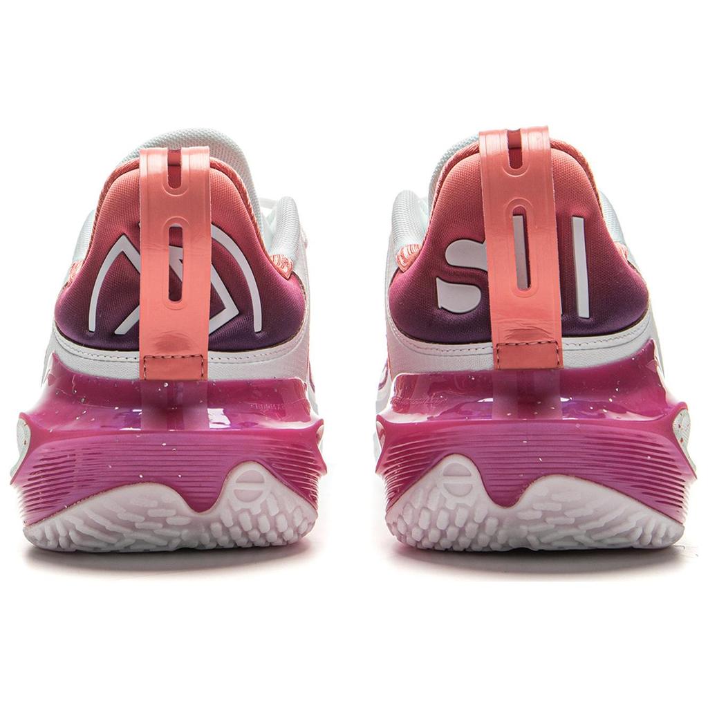 Новые низкие баскетбольные кроссовки LiNing Flash Strike 11 для высоких результатов Мужские Лилейно-фиолетовый Закат Розовый ABAU053-19