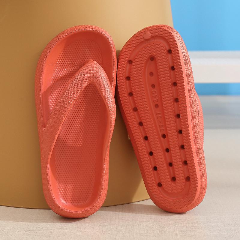 Trendy EVA Flip Flop Sandals - Soft, Casual, Flat for Couples; Ideal for Outdoor & Indoor Use