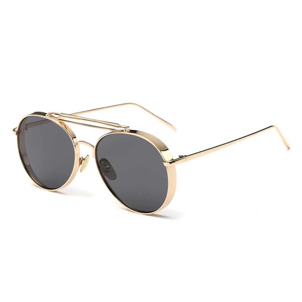 Fashion Women Men Unisex UV400 Metal Frame Sunglasses Travel Outdoor Glasses