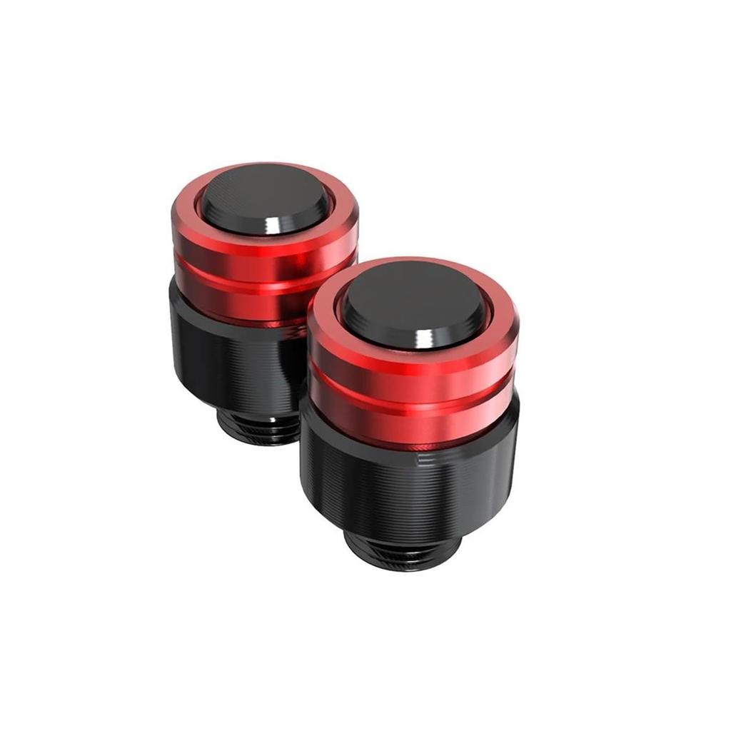 Mirror Plug Parts Fits Ducati Monster 821 937 950 1100 1200 Motorcycle Rearview Mirror Screw Mirror Hole Plug (Red, M10)