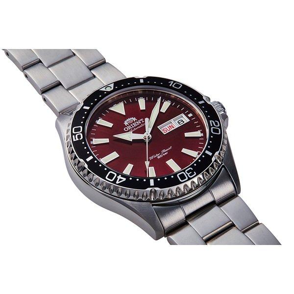 Orient Мужской RN-AA0003R (Спортивный дайверский стиль) Круглые часы из серебристой нержавеющей стали, аналоговые