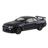 Aoshima Bunka Kyozai 1/32 Scale The Snap Kit Series Nissan R34 Skyline GT-R Midnight Purple III Pre-Colored Plastic Model Kit 11-C