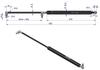 Rear window actuator max. 500mm 1332420C1P JOHN DEERE CASE IH POLMO