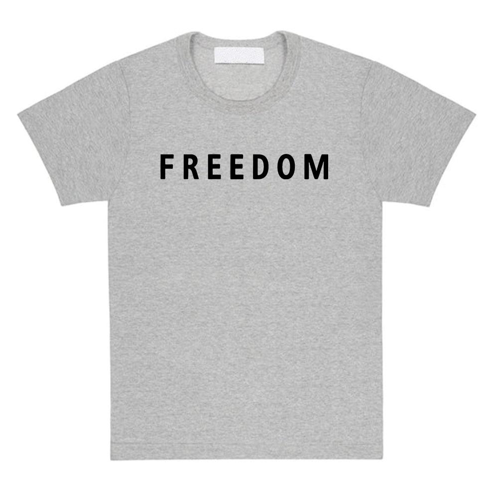 Freedom Charlie Kirk T-shirt Cotton Loose Casual Female/Male Tshirts Unisex Streetwear America American Fashion Women T Shirts