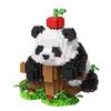 LULUFUN Панда Микро Животное Мини Конструктор DIY Обучающий Детский Рождественский Милый Блоки, Игрушки, Блоки, Набор, Модель, Игрушка, Подарок, День рождения, Подарок, (Панда-Ф)