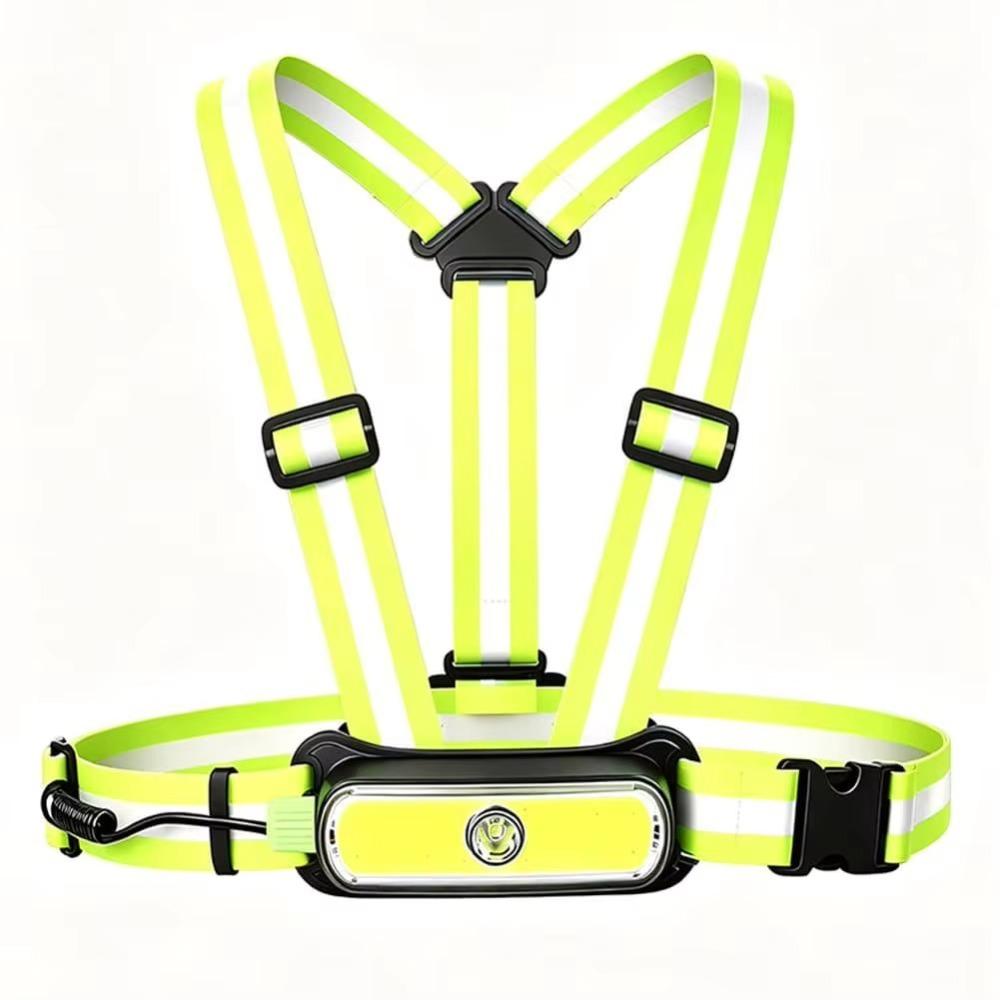 High Visibility Reflective Safety Jacket Night Work Safety Reflective Vest Jogging Traffic Road