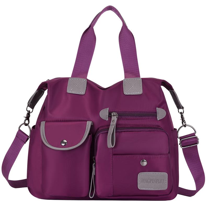 Женская водонепроницаемая сумка через плечо – легкая нейлоновая сумка, большая вместимость и устойчивость к разрывам