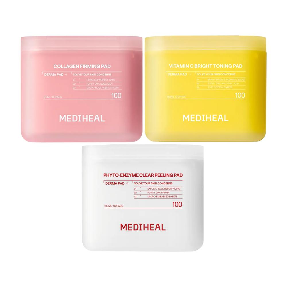 Mediheal Набор тонизирующих дисков Derma Special Care, 200 шт. с портативным футляром