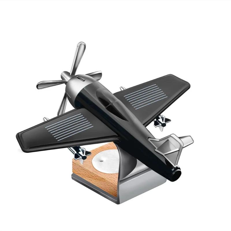 Солнечная Энергия Самолет Автомобильный Ароматизатор Украшения Забавные Автомобильные Аксессуары Украшение Салона Автомобиля Игрушки