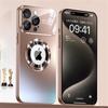 Роскошный матовый магнитный чехол для телефона для iPhone 16 15 11 12 13 14 Pro Max, защита всей камеры, силиконовая рамка, матовая задняя крышка