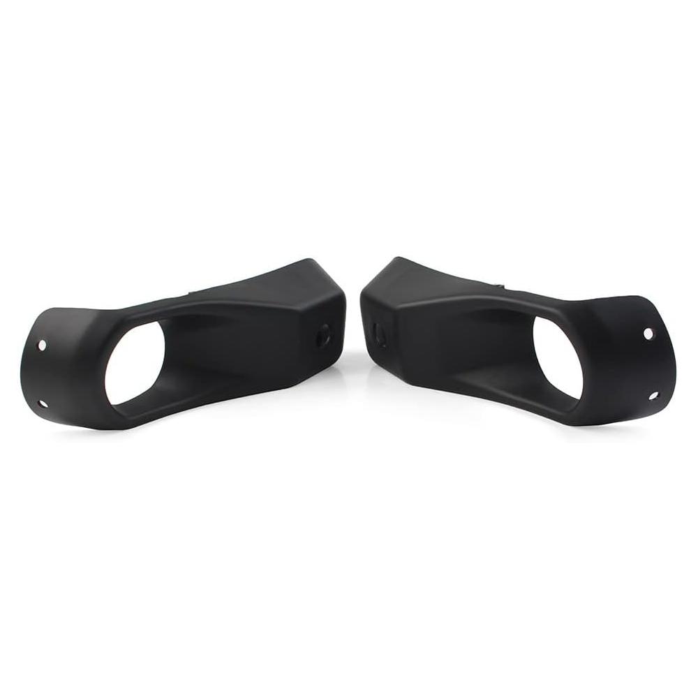 Fog Light Cover Front Bumper Fog Lamp Covers Trim Bezel For Jeep Wrangler JL 2018+ 10th Anniversary Rubicon Steel Front Bumper