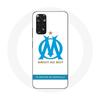 Чехол — Olympique de Marseille — Redmi Note 11S — Логотип — Белый — Мягкий