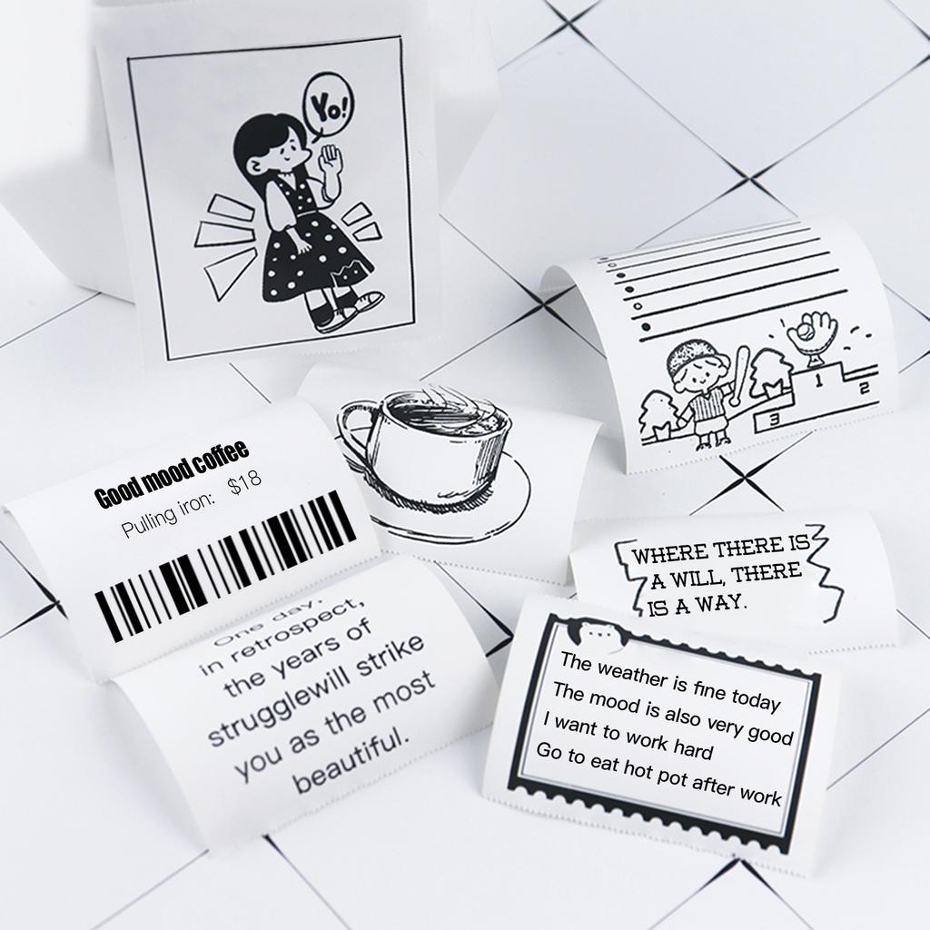 SelfAdhesive Direct Thermal Paper White Printable Sticker Paper BPAFree