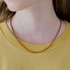 MERRYMOTIVE Gold Sand Gem Necklace
