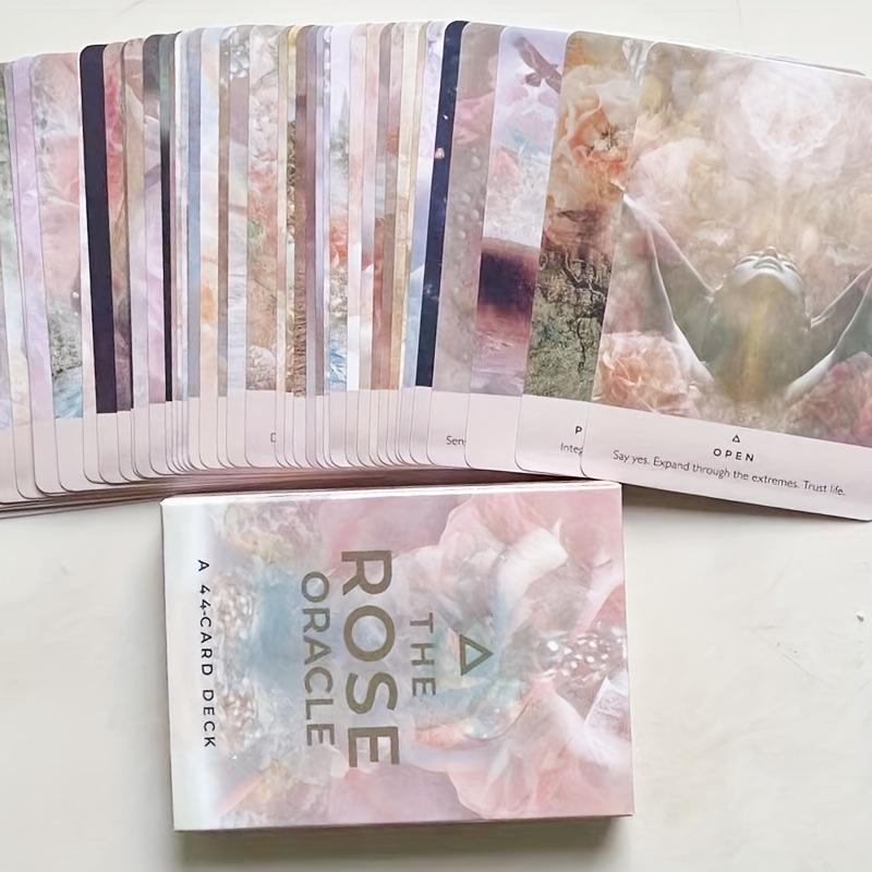 The Rose Oracle Tarot Card Deck - 44 Card Mystery Game Set with Standard Edition E-Guidebook, Divination and Witchcraft Tools for Guidance and Insight
