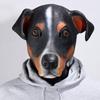 Милая маска собаки Косплей Смешные собаки с большими ушами Животное Латексный шлем Хэллоуин Карнавал Наряд Бар Маскарадная вечеринка Костюм Реквизит