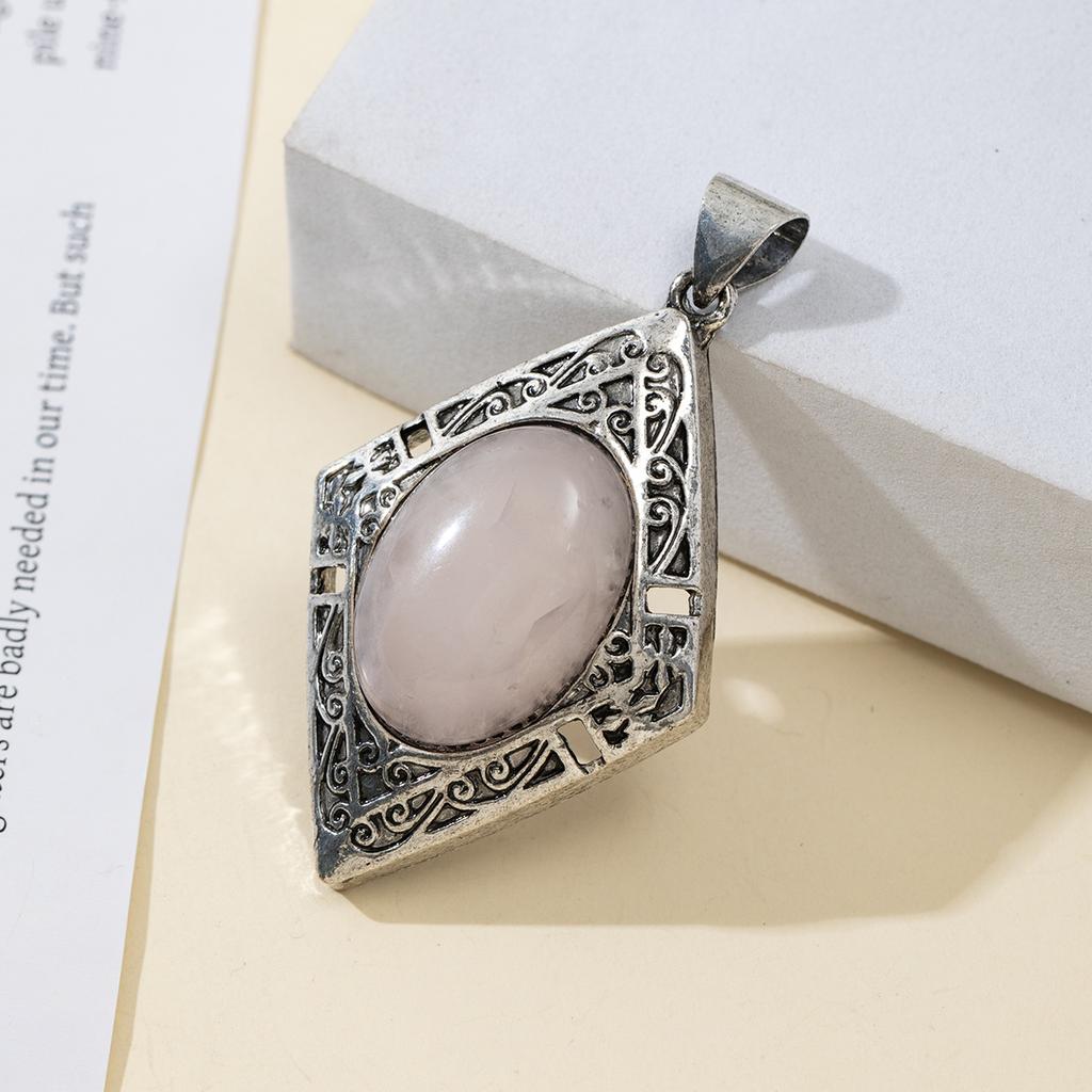 Летний цвет ракушки Подвеска Ромб Кружевная подвеска 49x34мм Для изготовления ювелирных изделий DIY Ожерелье Браслет Серьги Аксессуар