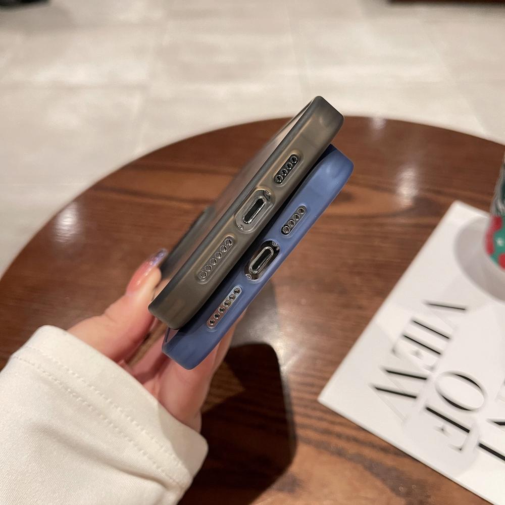 Чехол для телефона с поддержкой зарядки Magsafe для Iphone 14 12 11 13 Pro Max 14 Plus, металлический гибридный жесткий и мягкий полупрозрачный чехол с металлической камерой