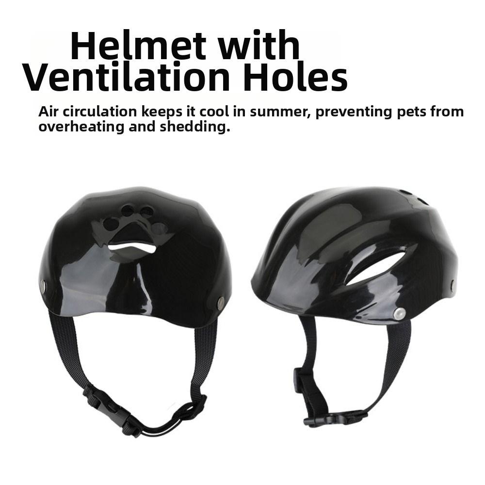 Adjustable Strap Pet Helmet Nylon Strap Pet Safety Helmet New Cat Helmet Pet Accessories