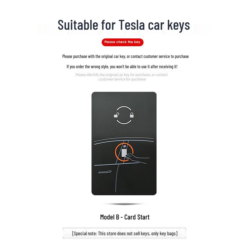 Чехол для ключа и держатель для карты Tesla Model 3/Y: Премиальный защитный чехол для мужчин и женщин