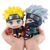 The 9.5cm Figure Uzumaki Naruto Kakashi Uchiha Sasuke Itachi Kawaii Toy Q Figural Car Decoration PVC Model Gift