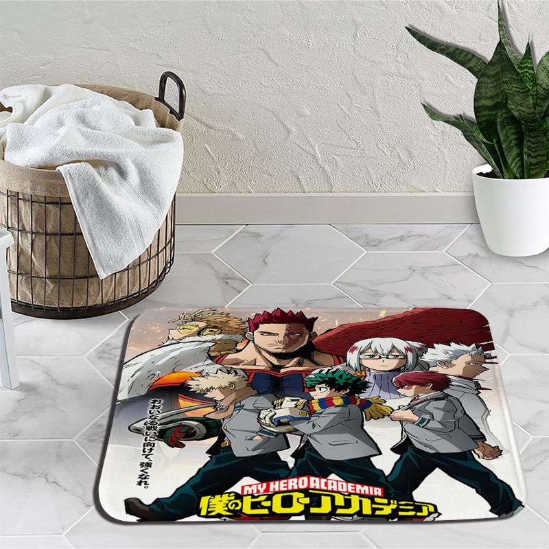 Amime My Hero Academy напольные коврики Деку Мидория Изуку Бакуго ковер мультфильм спальня гостиная мягкий нескользящий коврик