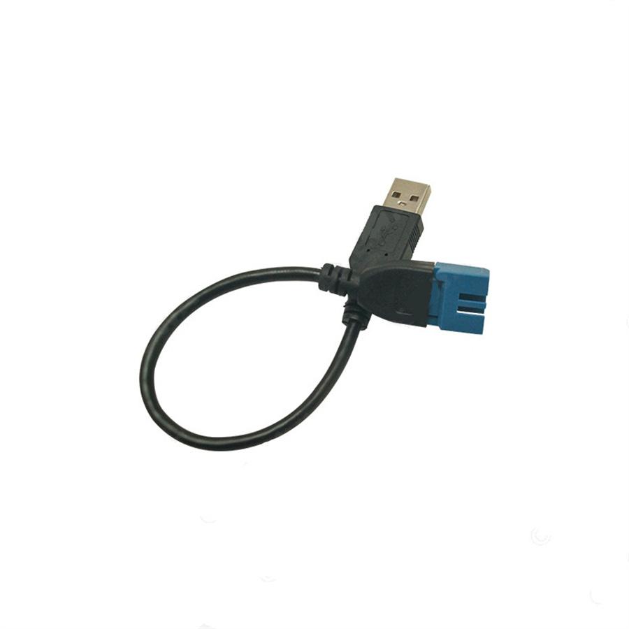 Автомобильный аудиовход Media Data Wire 2.0 USB к Mini USB порту Кабель-адаптер для Nissan Ford Series USB AUX Transfer