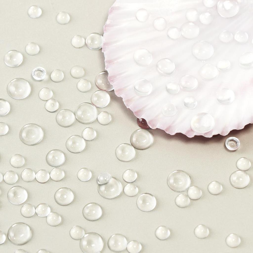 300 шт. Стразы в виде русалки, прозрачные украшения для ногтей, микс размеров, 3D-подвески для ногтей, плоские полукруглые бусины, летние маникюрные аксессуары