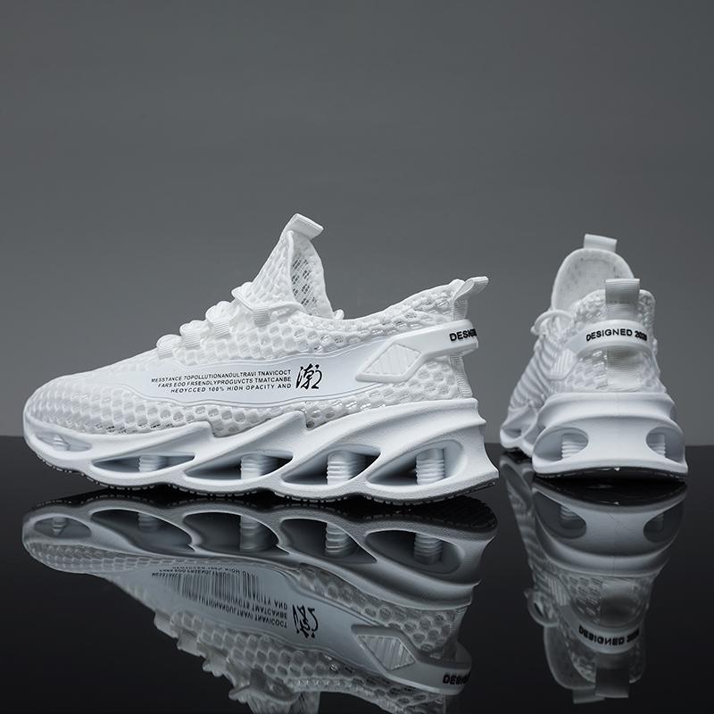 2022 летняя спортивная обувь, мужская дышащая повседневная обувь с сеткой, модные мужские кроссовки для бега