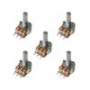 10PCS WH148 Potentiometer B1K B2K B5K B10K B20K B50K B100K B500K Linear Potentiometers 6Pin 20mm Shaft with Nuts and Washers Kit