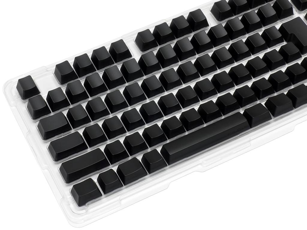 FILCO PBT Unprinted Keycap Set for Majestouch, 108 Keys, Japanese Layout, with Key Puller, Black, JIS