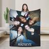 Плед K-pop группы Katseye Флисовый Зимний Многофункциональный Легкий Тонкий Плед для Дома Уличный Коврик
