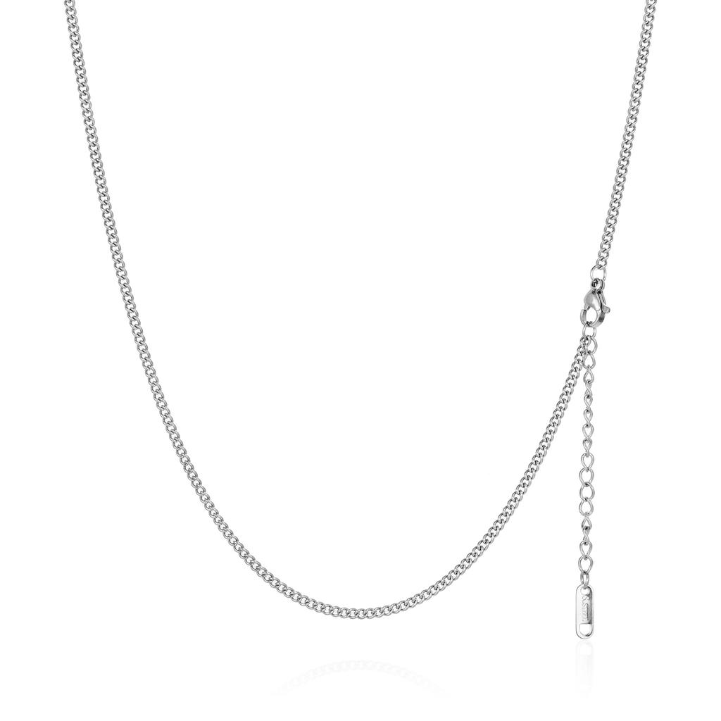 European and American fashion plated 18K gold stainless steel Figaro necklace women's trend versatile titanium steel chain necklace