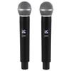 Wireless VHF Microphone, Professional Handheld USB Rechargeable for Karaoke