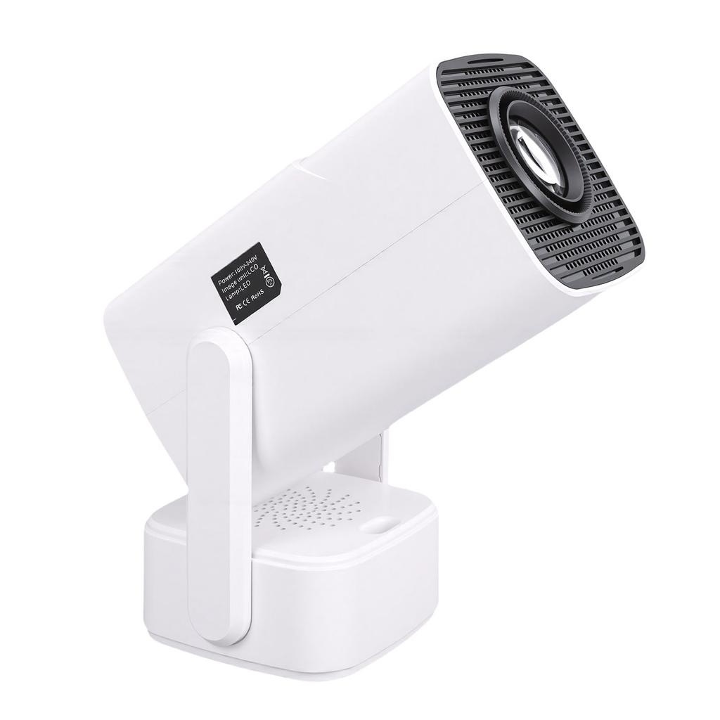 Умный проектор с WiFi 6 BT 5.4 4K 1080P Автокоррекция 210-градусная вращающаяся Портативный Экран для проекции 25-110 дюймов