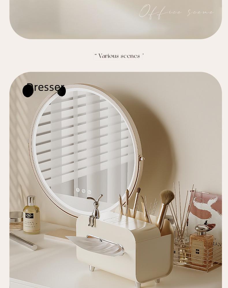 Многофункциональная коробка для салфеток в кремовом стиле с дистанционным держателем для гостиной