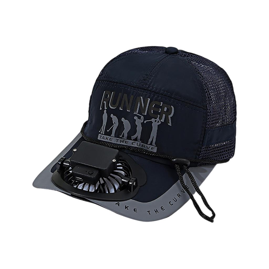 Кепка-веер от солнца, сочетающая в себе функции защиты от солнца и невидимый черный вентилятор, длительный срок службы батареи, легкий и портативный