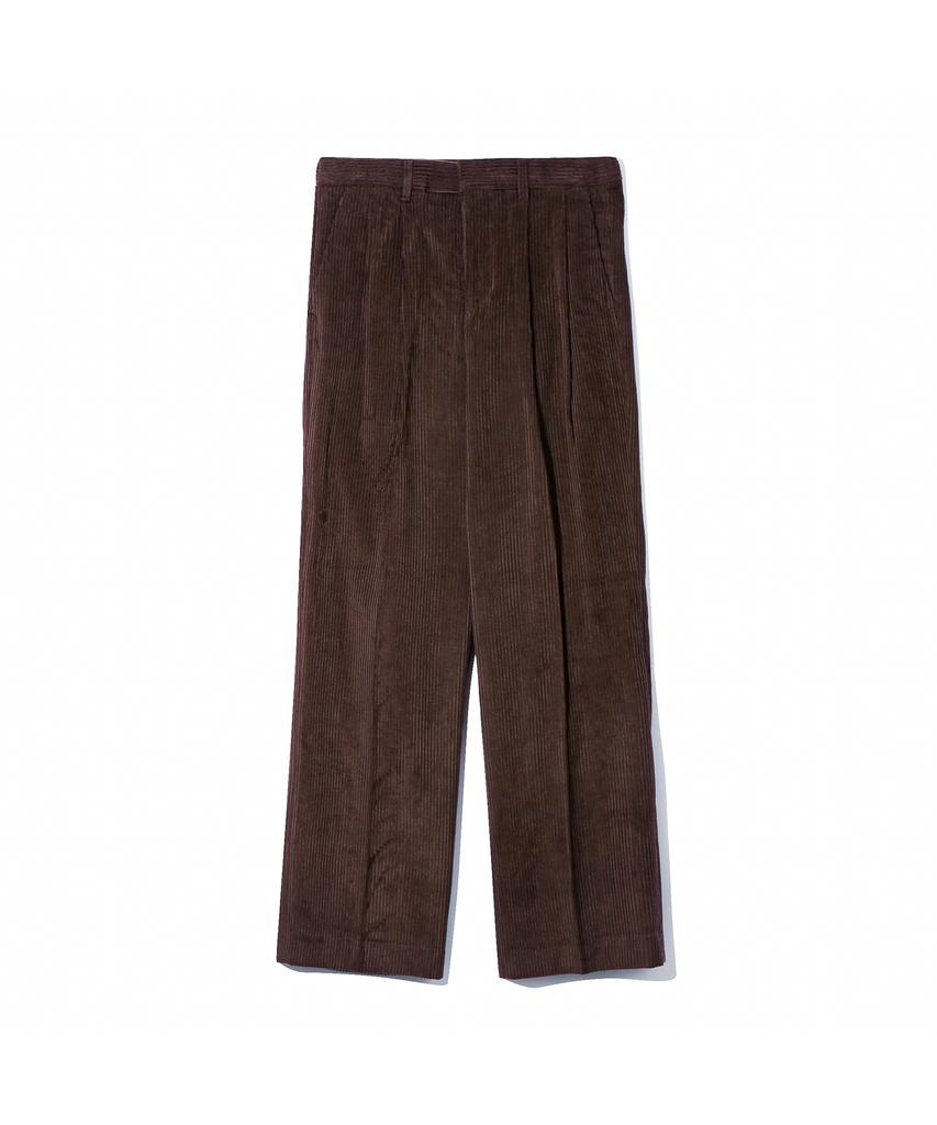 TRIP LE SENS Брюки с двойными складками из вельвета Fw Comfort_Белый