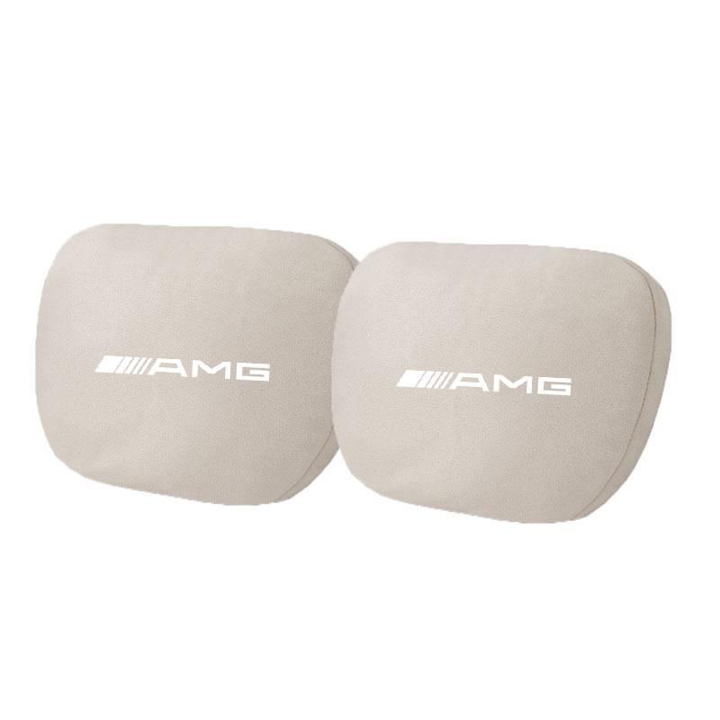 For Mercedes Benz W205 W177 W212 W213 W221 W220 W176 ML GT AMG Car Headrest Neck Support Seat Lumbar Cushion Soft Neck Pillow BB1