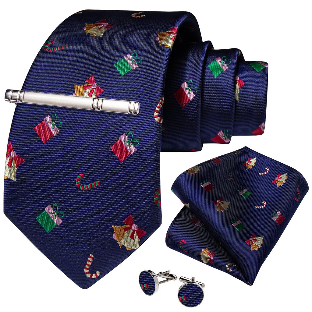 Men's Tie Silk Paisley Classic Wedding Necktie and Pocket Square Cufflinks Set