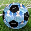 Custom Name Elsa Theme Size 5 Soccer Ball, Suitable for Both Indoor and Outdoor Matches, a Gift Suitable for Everyone.