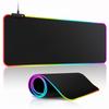 1Pc Large RGB Gaming Mouse Pad -14 Light Modes Touch Control Extended Soft Computer Keyboard Mat Non-Slip Rubber Base