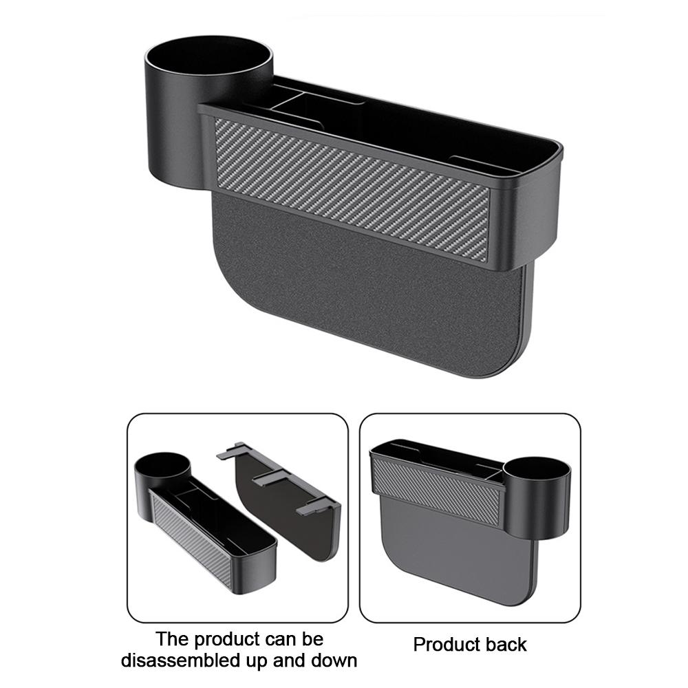 Ящик для хранения щелей в автомобильном сиденье Ящик для хранения заполнителя щелей в автомобильном сиденье Карманный органайзер Держатель для стакана с водой Инструменты для хранения в автомобиле