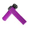 Bike Handlebar Grips Single Lock Non Slip Fits 22.2mm Handle for Mountain Commuter Folding Bikes Purple