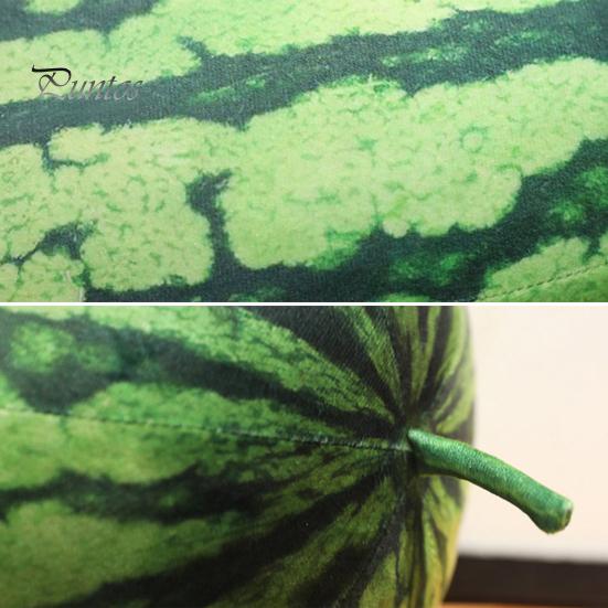 Мягкая игрушка арбуз, мягкая подушка с фруктами, декоративная подушка в виде арбуза, креативный подарок для детей