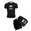 MMA Training Shorts Set Men Women - Quick Dry Boxing Muay Thai Combat Sport Wear Gym Fitness