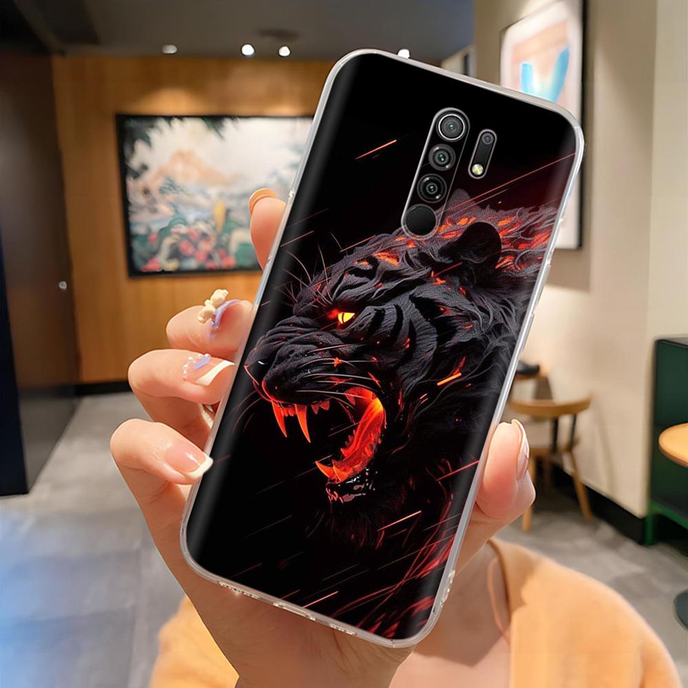 Чехол для телефона Xiaomi Redmi 9 Милый чехол для телефона с пандой для Redmi 9 Prime Redmi9 Чехлы Funda Мягкий силиконовый защитный чехол на заднюю панель