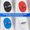 Universal Car Door Lock Protective Cover 4PCS Self-adhesive Car Lock Rust Sleeve Anti Accessori M6X0