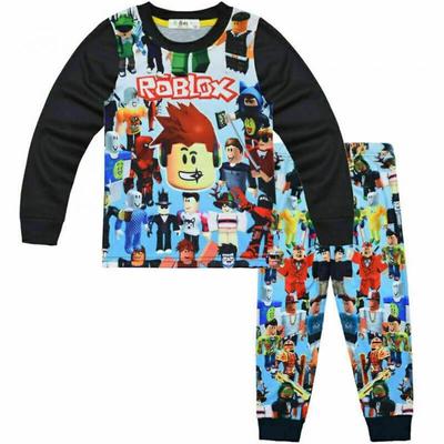 Детский комплект пижамы Roblox для мальчиков и девочек 5-10 лет, одежда для сна, ночная одежда, подарки